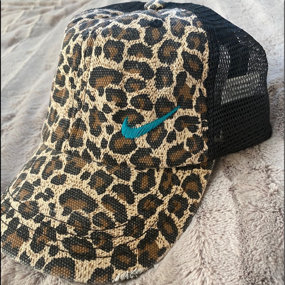 Leopard print Nike hat